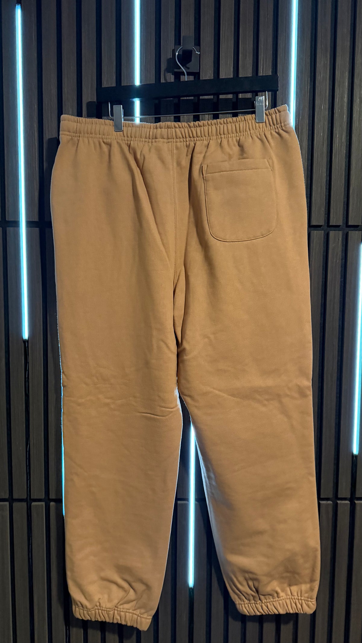 Supreme Satin Appliqué Sweatpant Tan