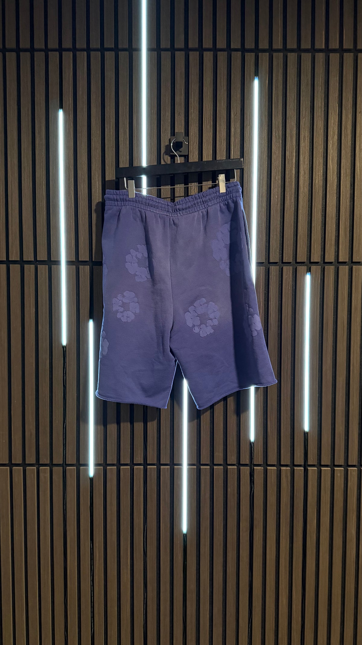 Denim Tears Cotton Wreath Sweatshorts Purple