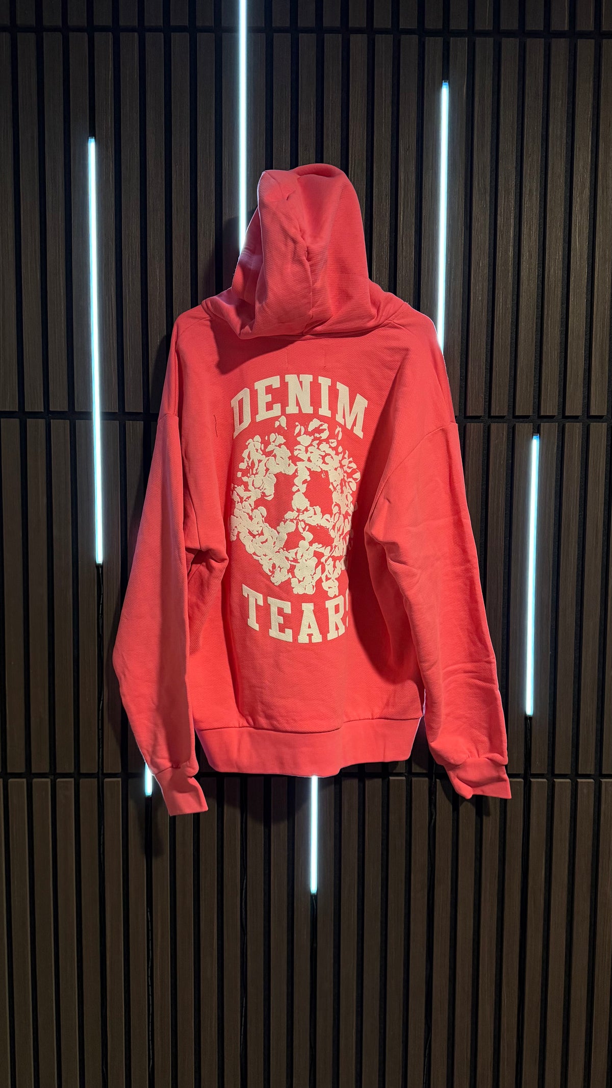 Denim Tears Peace Wreath Zip Hoodie Pink