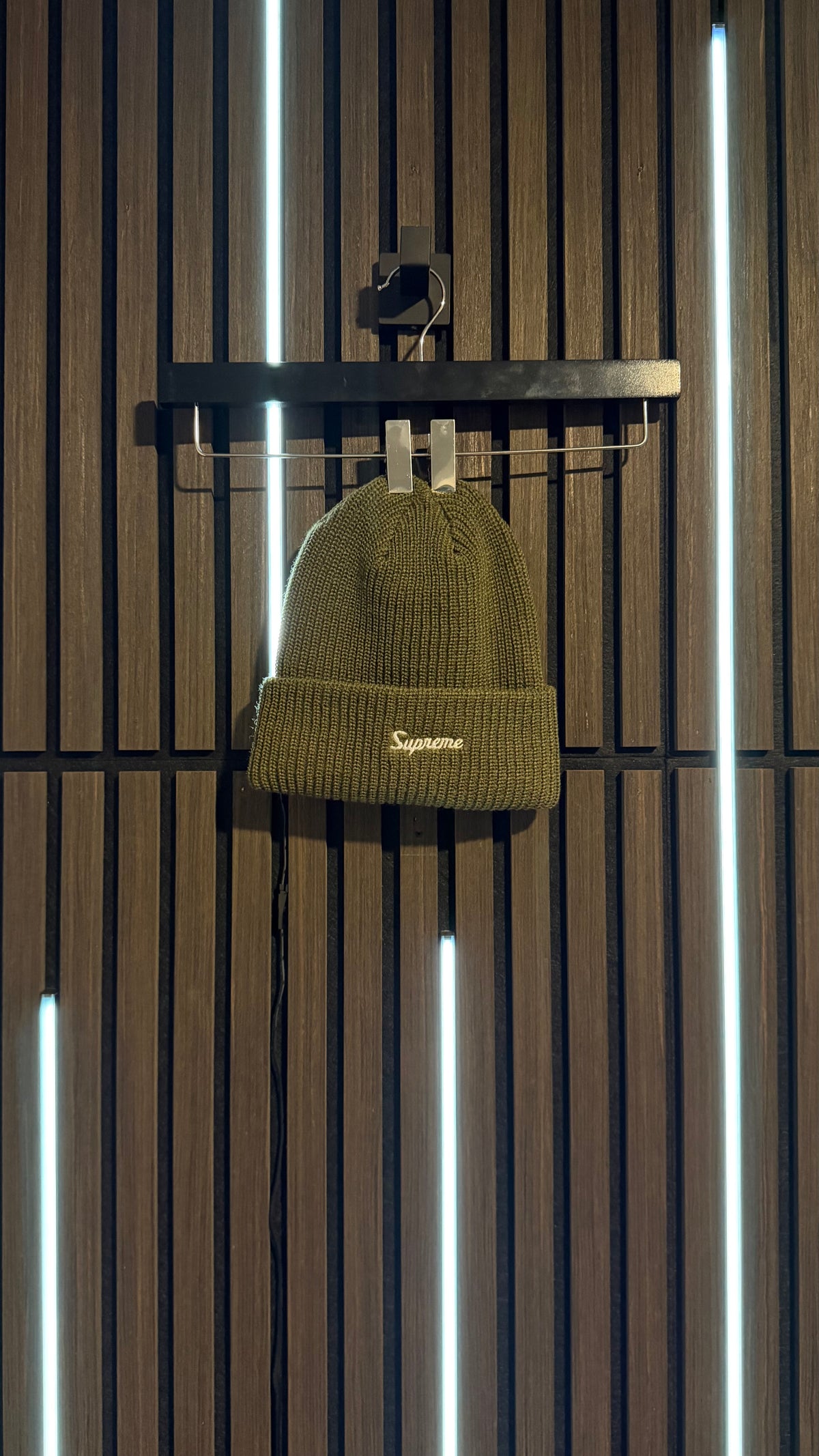 Supreme Loose Gauge Beanie Olive