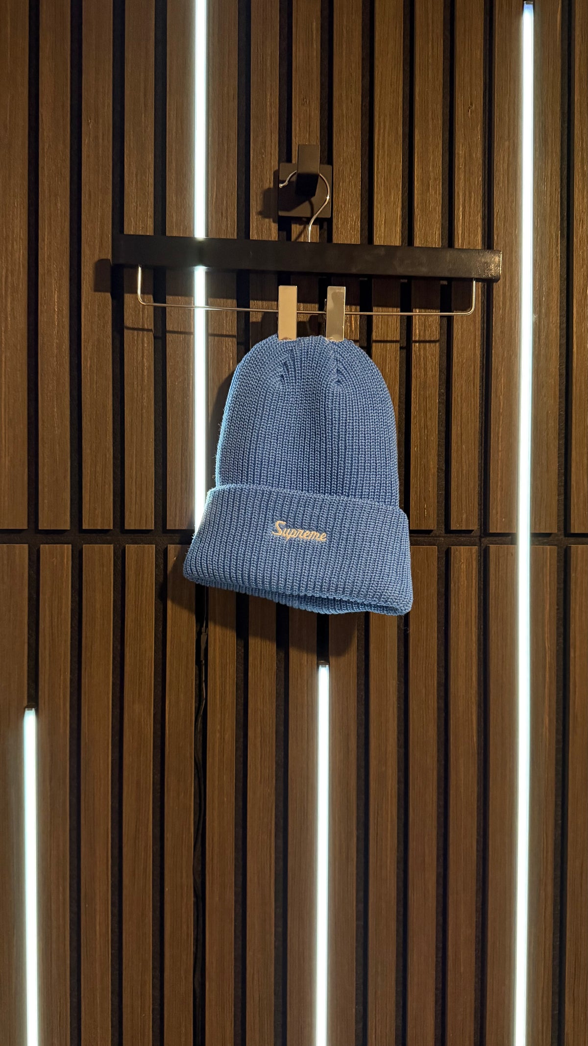 Supreme Loose Gauge Beanie Blue