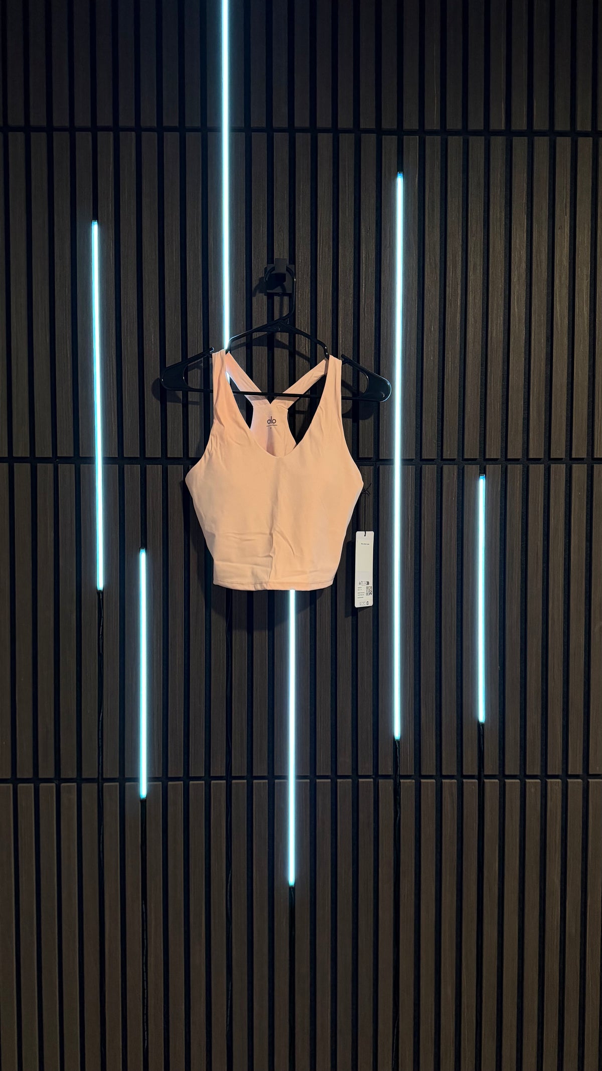 Alo Yoga Airbrush Real Bra Tank Pink