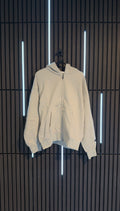 Fear of God Essentials Classic Full Zip Hoodie "Heather Stone" (FW25)
