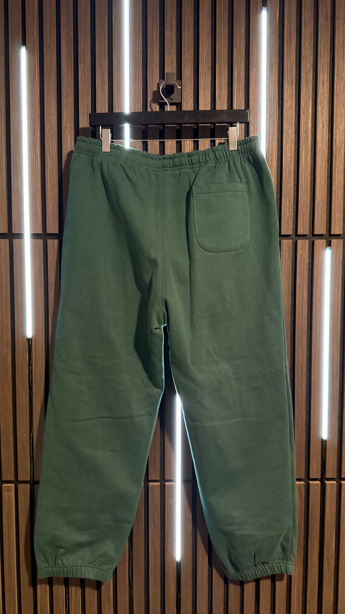 Supreme Satin Appliqué Sweatpant Dark Green