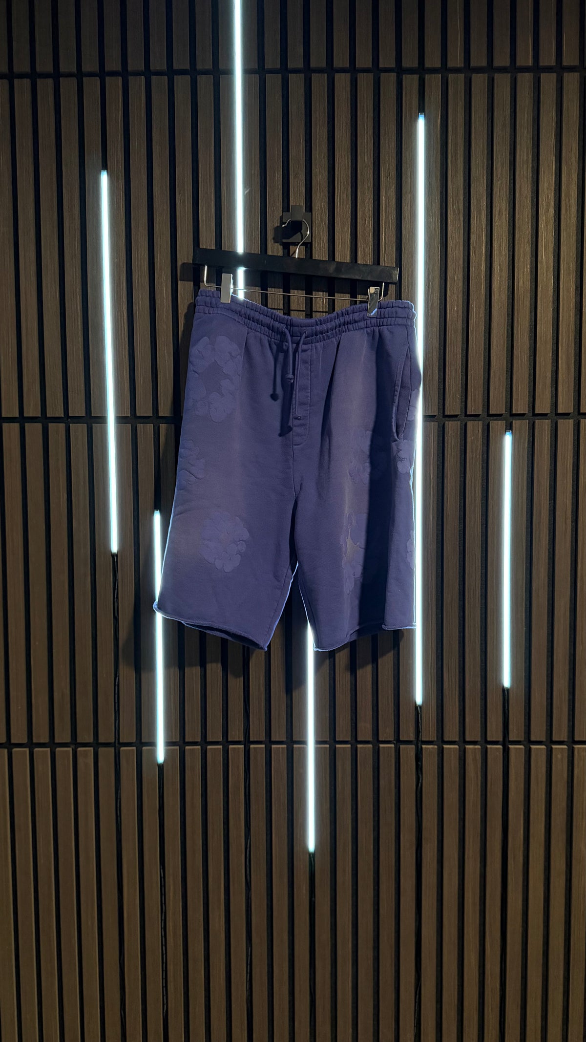 Denim Tears Cotton Wreath Sweatshorts Purple