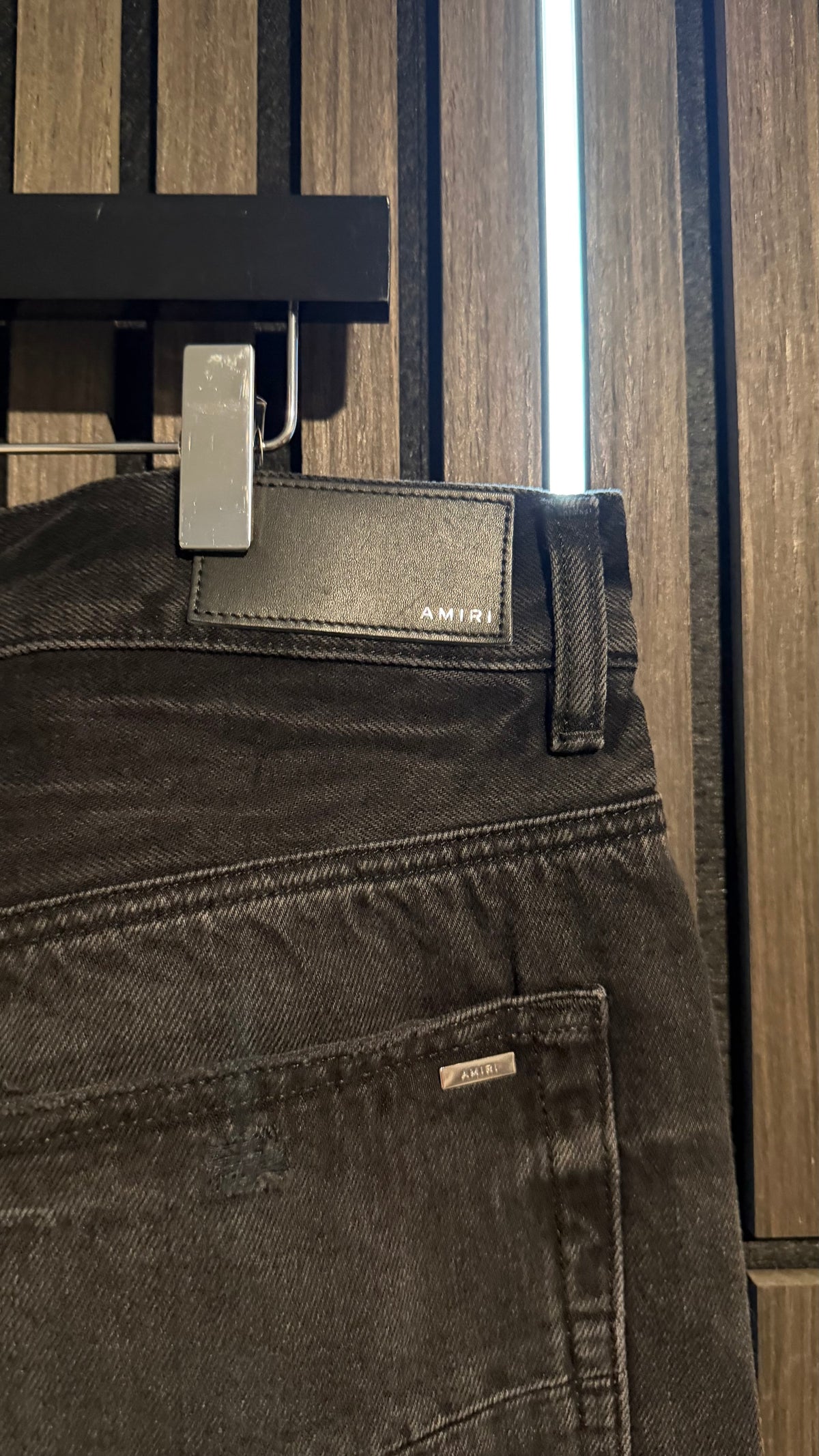 Amiri Arts District Straight Jeans "Faded Black"