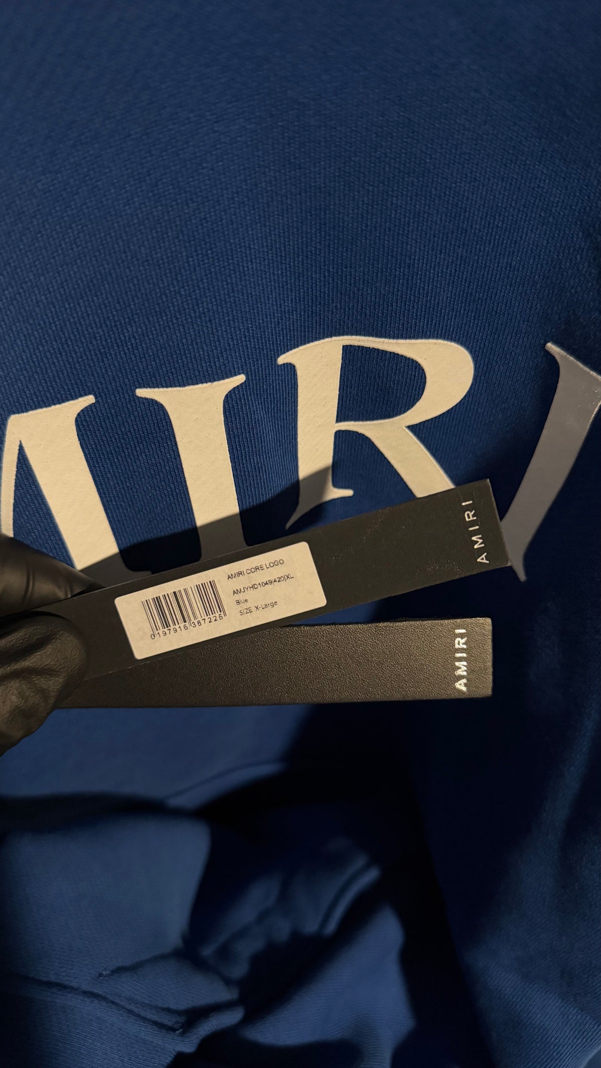 Amiri Core Logo Hoodie Blue