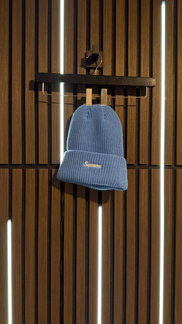 Supreme Loose Gauge Beanie Blue