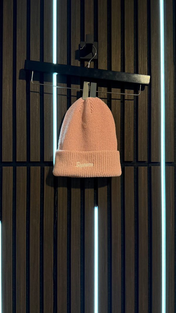 Supreme Loose Gauge Beanie Pink