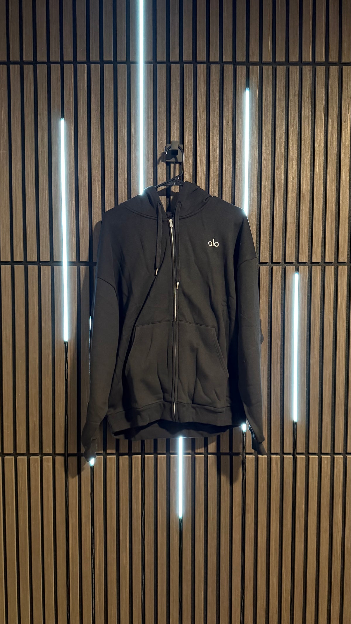 Alo Yoga Accolade Full Zip Hoodie Black