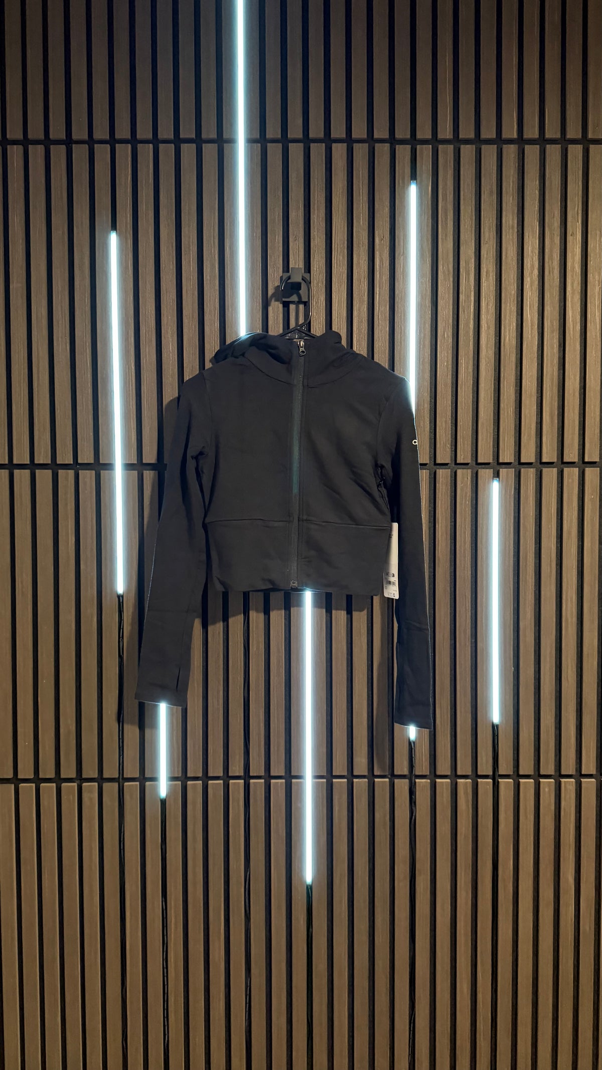 Alo Yoga Sway Full Zip Hoodie Black