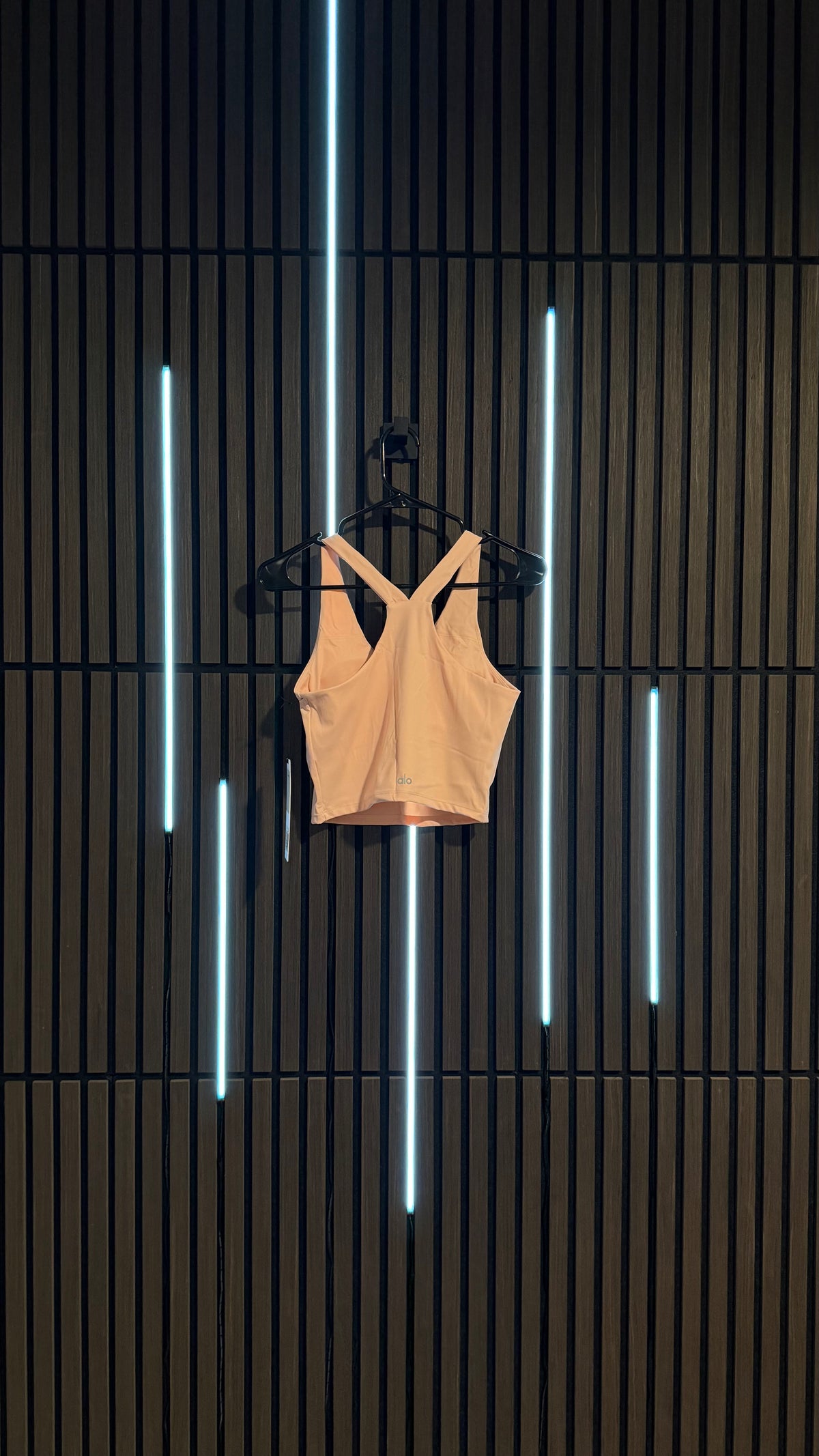 Alo Yoga Airbrush Real Bra Tank Pink